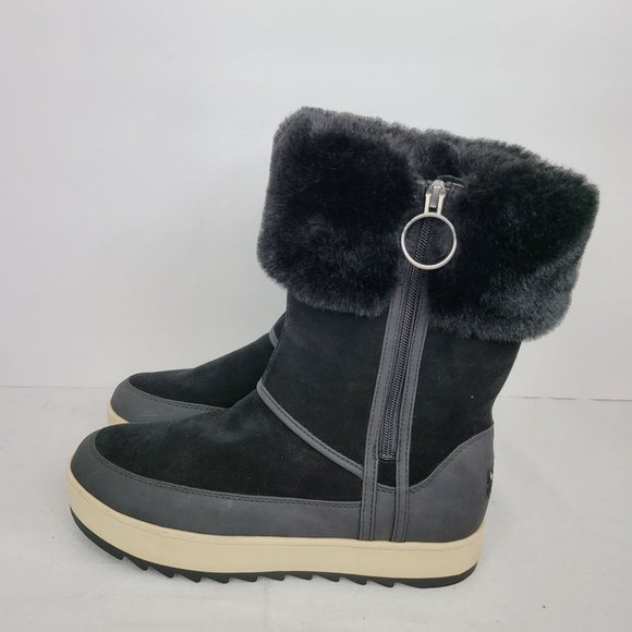 Koolaburra By UGG Tynlee Women's Waterproof Snow Boot Black 1105889 US Size 9 - Picture 2 of 11
